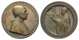 Papal, Pio XII (1939-1958). Æ Medal 1955 (44mm, 37.05g, 12h), opus A. Mistruzzi. CM 230. Good EF
