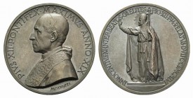Papal, Pio XII (1939-1958). Æ Medal 1957 (44mm, 33.52g, 12h), opus A. Mistruzzi. CM 257. EF