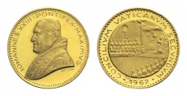 Papal, Giovanni XXIII (1958-1963). AV Medal 1962 (20mm, 5.00g, 12h), opus Costantino Affer. Modesti 180. Good VF