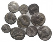 Magna Graecia, lot of 10 AR Fractions, to be catalog. Lot sold as is, no return