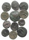 Sicily, lot of 12 Æ Greek coins, to be catalog. Lot sold as is, no return