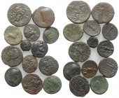 Sicily, lot of 13 Æ Greek coins, to be catalog. Lot sold as is, no return