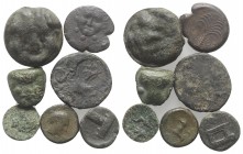 Sicily, lot of 7 Æ Greek coins, to be catalog. Lot sold as is, no return