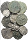 Mixed lot of 20 Greek, Roman Republican and Roman Imperial AR and Æ coins, to be catalog. Lot sold as is, no return