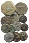Mixed lot of 12 Greek and Roman Æ coins, to be catalog. Lot sold as is, no return
