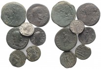 Lot of 7 Greek and Roman AR and Æ coins, to be catalog. Lot sold as is, no return