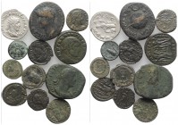 Lot of 12 Greek and Roman AR and Æ coins, to be catalog. Lot sold as is, no return