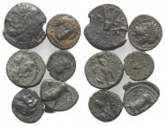 Lot of 8 Greek Æ coins, to be catalog. Lot sold as is, no return