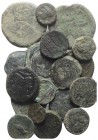 Lot of 17 Æ Roman Republican coins, to be catalog. Lot sold as is, no return