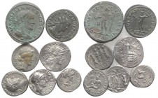 Lot of 7 Roman Republican and Roman Imperial AR and Æ coins, to be catalog. Lot sold as is, no return