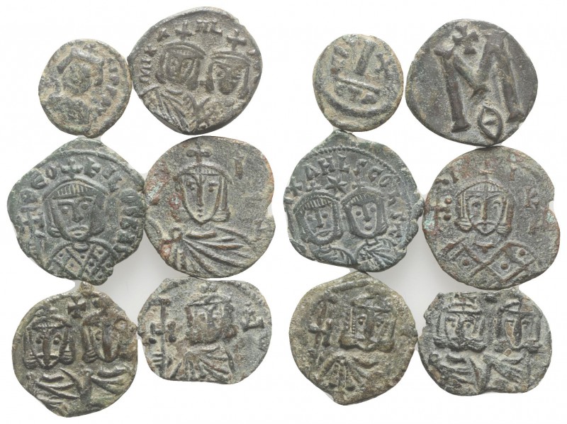 Lot of 5 Byzantine Æ coins, to be catalog. Lot sold as is, no return