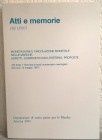 AA. VV. – Monetazione e circolazione monetale nelle Marche: aspetti, confronti con l’esterno, proposte. Atti e memorie 102 (1997). Ancona, 2001. Deput...