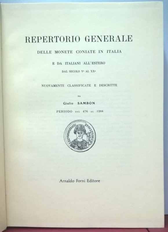 SAMBON G. – Repertorio generale delle monete coniate in Italia e da italiani all...