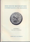 BANK LEU AG. – Auktion 6. Zurich, 8 – Mai, 1973. Sammlung TOM VIRZI. Griechischen bronzmunzen unteritaliens und Sizilien. Pp.31, nn. 300, tavv. 15, + ...