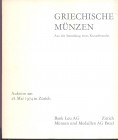 BANK LEU AG – MUNZEN und MEDAILLEN. Zurich, 28 – Mai, 1974. Griechischen munzen aus der sammlung eines Kunstfreunds. ( CHARLES GILLET ). Pp. 372, nn. ...