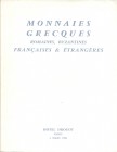 BOURGEY E. – Paris, 4 – Mars, 1960. Monnaies grecques, romaines, byzantines, francaise & entrangeres. Collection CHANDON DE BRIALLES , part II. Nn. 54...