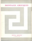 BOURGEY E. – Paris, 2 – Juliette, 1964. Monnaies Grecques. Nn. 123, tavv. 3. Ril. editoriale, buono stato, lista prezzi Val. Spring, manca.