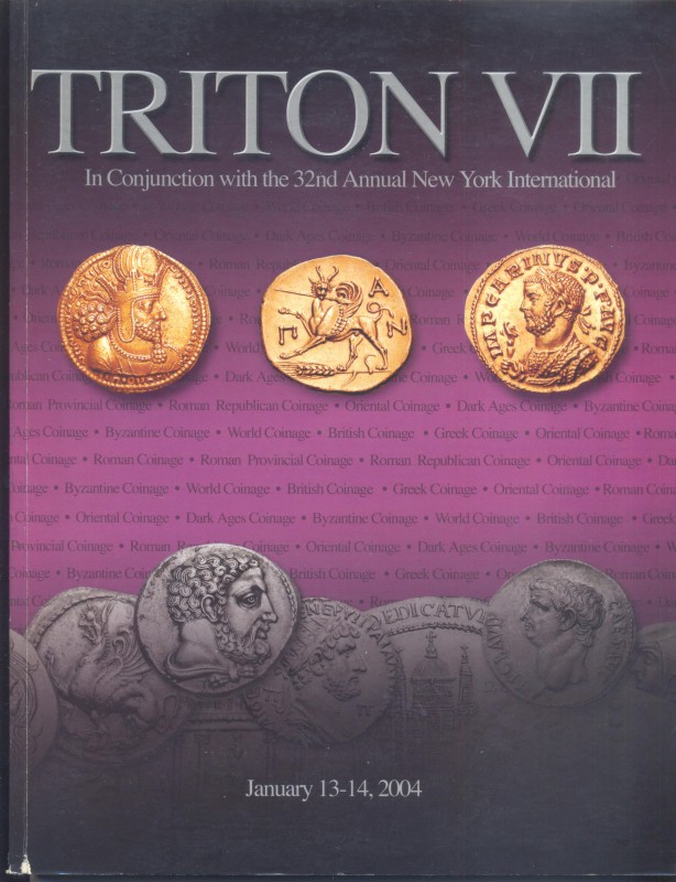CNG, TRITON VII. New York, 13\14 – Juanary, 2004. Ancient coins, World coins, Sa...