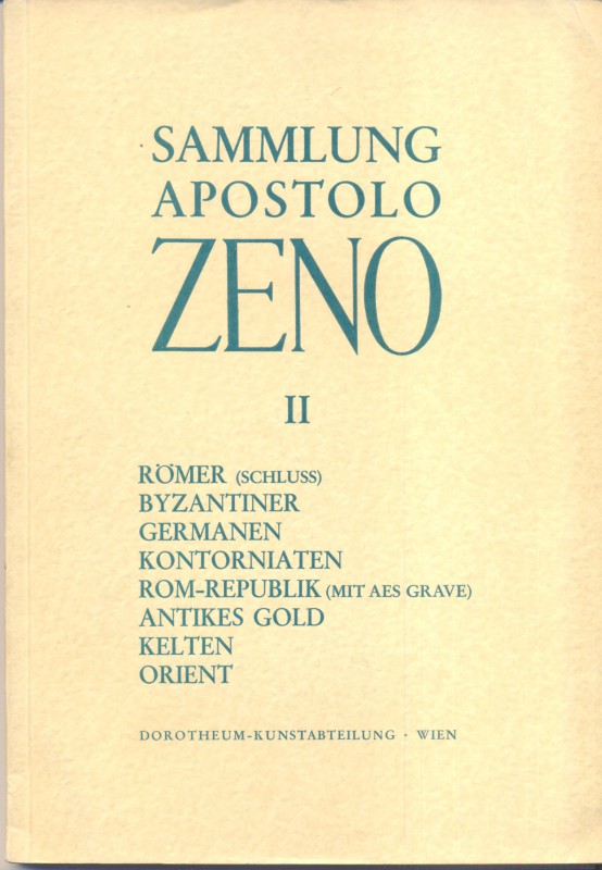 DOROTHEUM. – Wien, 8 – Juni, 1956. Sammlung APOSTOLO ZENO 1668 – 1750. II part.
...