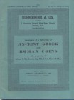 GLENDINING & CO. London, 27 – September, 1962. Catalogue of a collection of ancient greek and roman coins the property of Arthur M. Woodward. Pp.50, n...