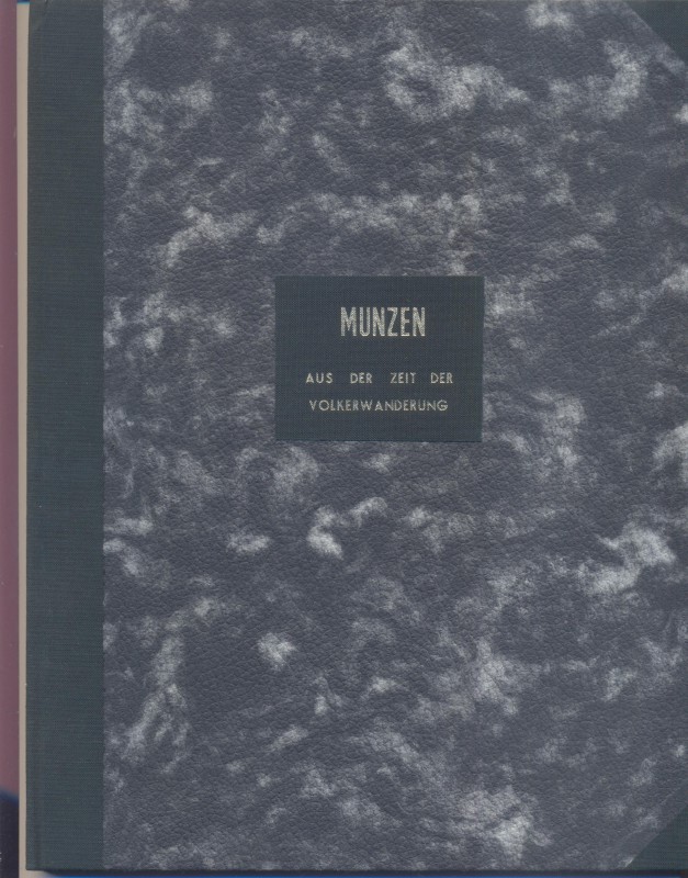 HESS A. Frankfurt am Main 14 – Juni, 1922. Munzen aus der Zeit der Volkerwanderu...