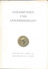 HESS A. AG. – Luzern, 5, April, 1955. Goldmunzen und goldmedaillen, Griechische, romische, byzantinische goldmunzen, der mitterlalter, der renaissance...