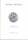 HESS A AG. Auktion 247. Luzern, 29 – Juni, 1978. Antike munzen. Griechen, Romer, Byzantiner, literatur. Pp. 60, nn. 514, tavv. 20. Ril. editoriale, bu...