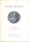 HESS A. – LEU BANK. – Auktion 19. Luzern, 12 – April, 1962. Antike munzen; Kelten, Griechen, Romer, Byzantiner. Pp. 84, nn. 612, tavv. 23 + 1. Ril. ed...