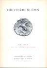 HESS A. – LEU BANK. – Auktion 31. Luzern, 6 – Dezember, 1966. Griechische munzen. Pp. 70, nn. 578, tavv. 24 + 1. Ril. editoriale, buono stato, lista p...