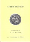 LEU NUMISMATICS. Auction 72. Zurich, 12 – May, 1998. Antike munzen; Griechen, Roman et Byzantine coins, literatur. Pp. 192, nn. 759, tutti ill. b\n + ...
