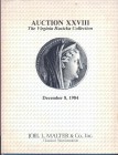 MALTER J. L. – Auction XXVII. Los Angeles, 8 – December, 1984. Collection VIRGINIA RUZICKA. Ancient coins, antiquites, reference works. Pp. 50, nn. 73...