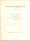 MUNZEN und MEDAILLEN. – Vente publique N X. Basel, 22 – Juin, 1951. Monnaie, romaines, monnaie grecques de l’epoque imperiale, oannaie grecques. Objet...