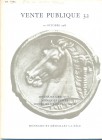 MUNZEN und MEDAILLEN. – Vente publique 32. Basel, 20 – October, 1966. Monnaies grecques, mannaie Juives, monnaies de la Palestine. Pp. 52, nn. 529, ta...