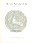 MUNZEN und MEDAILLEN. – Vente publique 64. Basel, 30 - Janvier, 1984. Monnaies grecques, Romaines et Byzantines. Pp. 47, nn. 354, tavv. 31. Ril. edito...