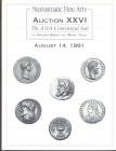 NUMISMATIC FINE ARTS. Auction XXVI. Chicago, 14 – August, 1991. The ANA Centennial Sale. Ancient Greek and Roman coins. Nn. 387, tutti illustrati b\n,...