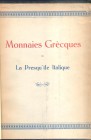 RATTO R. – Lugano, 25 – Janvier, 1926. Riche collection; Dr. BONAZZI. Monnaies grecques, specialiste dans le villes de la Presqu’ile italique. Pp. 74,...