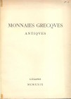 RATTO R. – Lugano, 24 – Juin, 1929. Collection ED. ROGERS. Monnaies grecques antiques, Monnaies d’Athenes. Pp. 36, nn. 545, tavv. 25. Ril. \ pelle con...