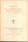 SANTAMARIA P. & P. – Roma, 27 – Marzo, 1928. Collezione Ex Banca di Sconto. II parte. Raccolta di monete greche, Romane Bizantine ed estere. pp. 171, ...