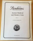 Bonhams in association with V.C. Vecchi & Sons. Sale No. 6. A catalogue of Ancient, Medieval and Modern Coins. 14-15 September 1981. Brossura ed., pp....