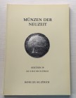 Bank Leu, Auktion 39. Munzen Der Neuzeit. Zurich 14 Mai 1987. Brossura ed. pp. 73, lotti 741, tavv. LI, in b/n. Con lista prezzi di stima. Ottimo stat...