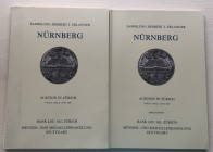 Bank Leu und Munzen und Medaillenhandlung. Sammlung Herbert J. Erlanger. Nurnberg. Vol. 21 Bis. Zurich 23 Juni 1989. 2 Voll. Brossura ed. pp. 218, lot...