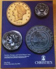 Christie's. New York. Ancient, Foreign and United States Coins, including Fine Greek Coins from the Collection of the Honorable J. William Middendorf ...