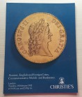 Christie's Ancient English and Foreign Coins, Commemorative Medals and Banknotes. London 18 February 1992. Brossura ed. pp. 54, lotti 528, tavv. 11, B...