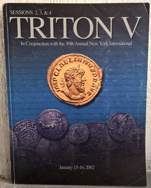 CNG – New York, 15-16 january 2002. Asta Triton V.  includes PRL. William Rudman...