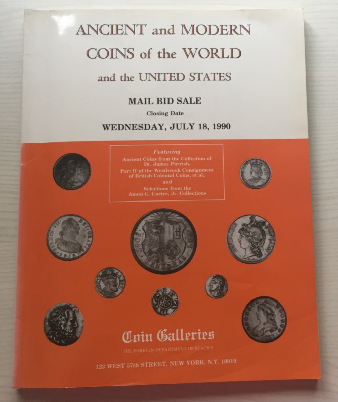 Coin Galleries. Ancient and Modern Coins of the World and the United States. Fea...