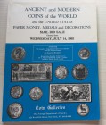 Coin Galleries. Ancient and Modern Coins of the World and the United States. Paper Money, Medals and Decorations. New York 14 July 1993. Brossura ed. ...