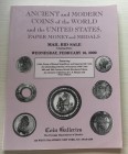 Coin Galleries. Ancient and Modern Coins of the World and the United States. Paper Money and Medals. New York 16 February 2000. Brossura ed. pp. 171, ...