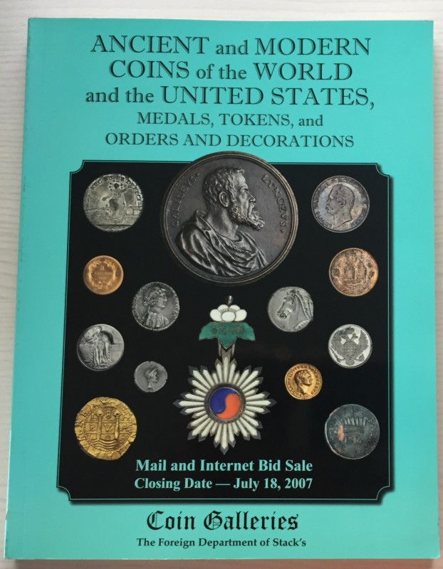 Coin Galleries. Ancient and Modern Coins of the World and the United States. Med...