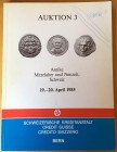 Credit Suisse. Auktion 3. Antike Mittelalter und Neuzeit, Schweiz. 19-20 April 1985. Brossura ed. pp. 198, lotti 1010. Buono stato