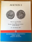 Credit Suisse. Auktion 8. Munzen und Medaillen aus Europa, Ubersee und der Schweiz Antike Munzen. 27-28 Oktober 1987. Brossura ed. pp. 225, lotti 1563...
